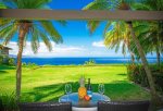 This beautiful villa showcases breathtaking ocean and coastal views, as well as the island of Molokai